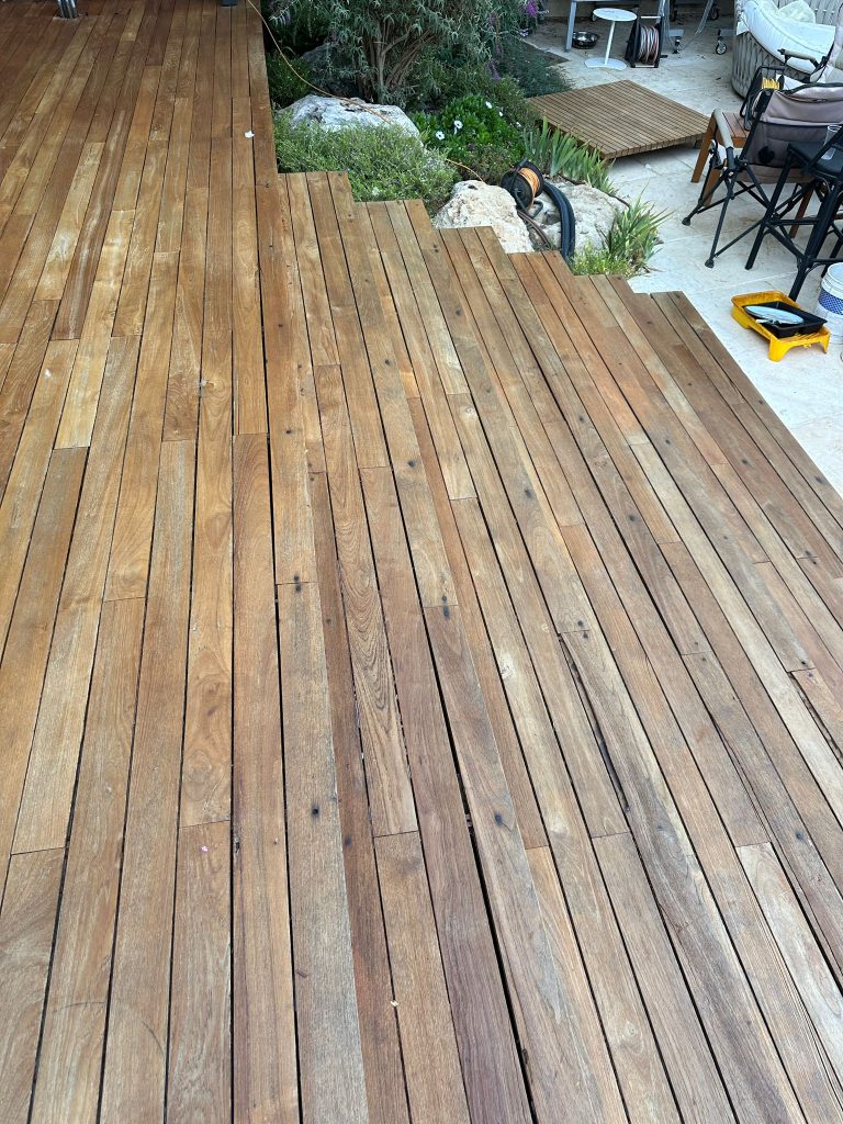 צביעת מדרגות דק